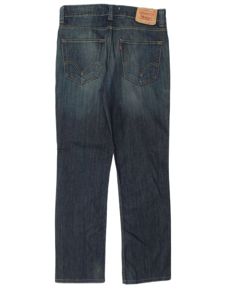 Męskie jeansy Levi's 511 Slim W36 L32 Niebieska bawełna