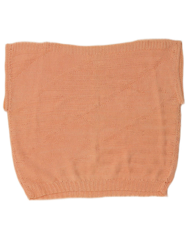 Damski podkoszulek typu oversize VINTAGE w stylu Crop UK 14, średni pomarańczowy