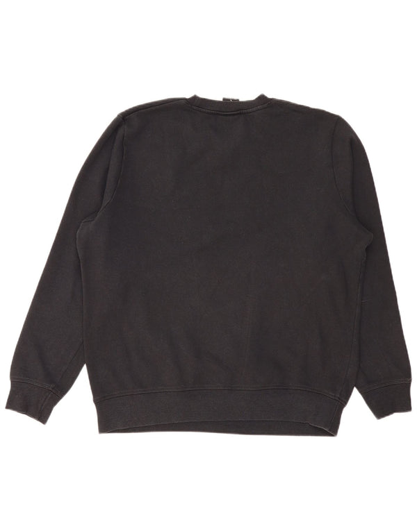 Damski sweter z grafiką NEW BALANCE, UK 16, duży, czarny, bawełniany