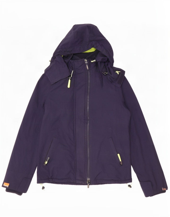 Damska kurtka wiatrówka Superdry The Windcheater UK 14, średni granat