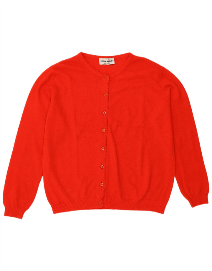 Dwuczęściowy zestaw damski Enara Maglie UK 14, średnia czerwona wełna