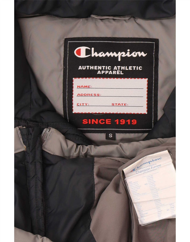 Męska, oversize'owa wyściełana kurtka Champion UK 10 Small Grey Colorblock