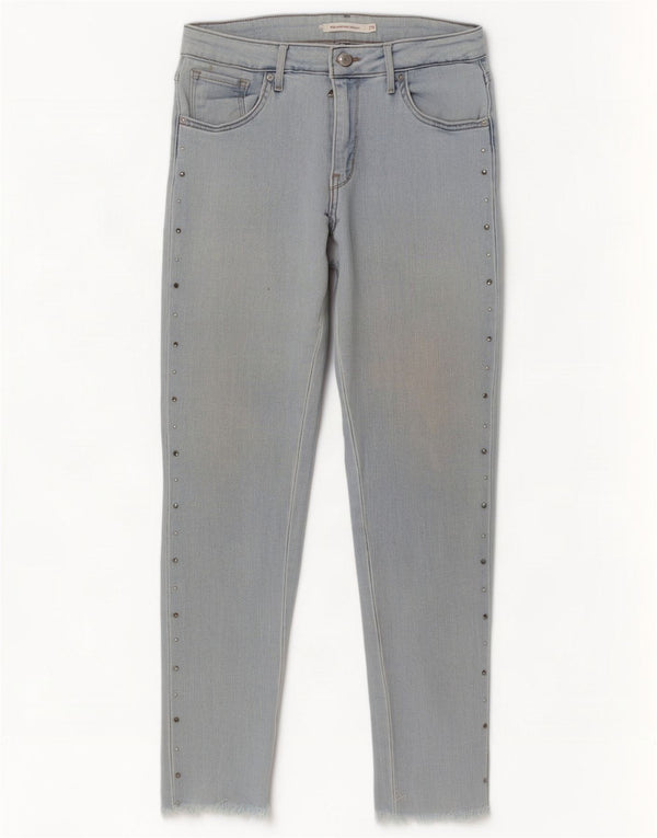 Damskie jeansy Levi's 721 z wysokim stanem W29 L26 Niebieska bawełna