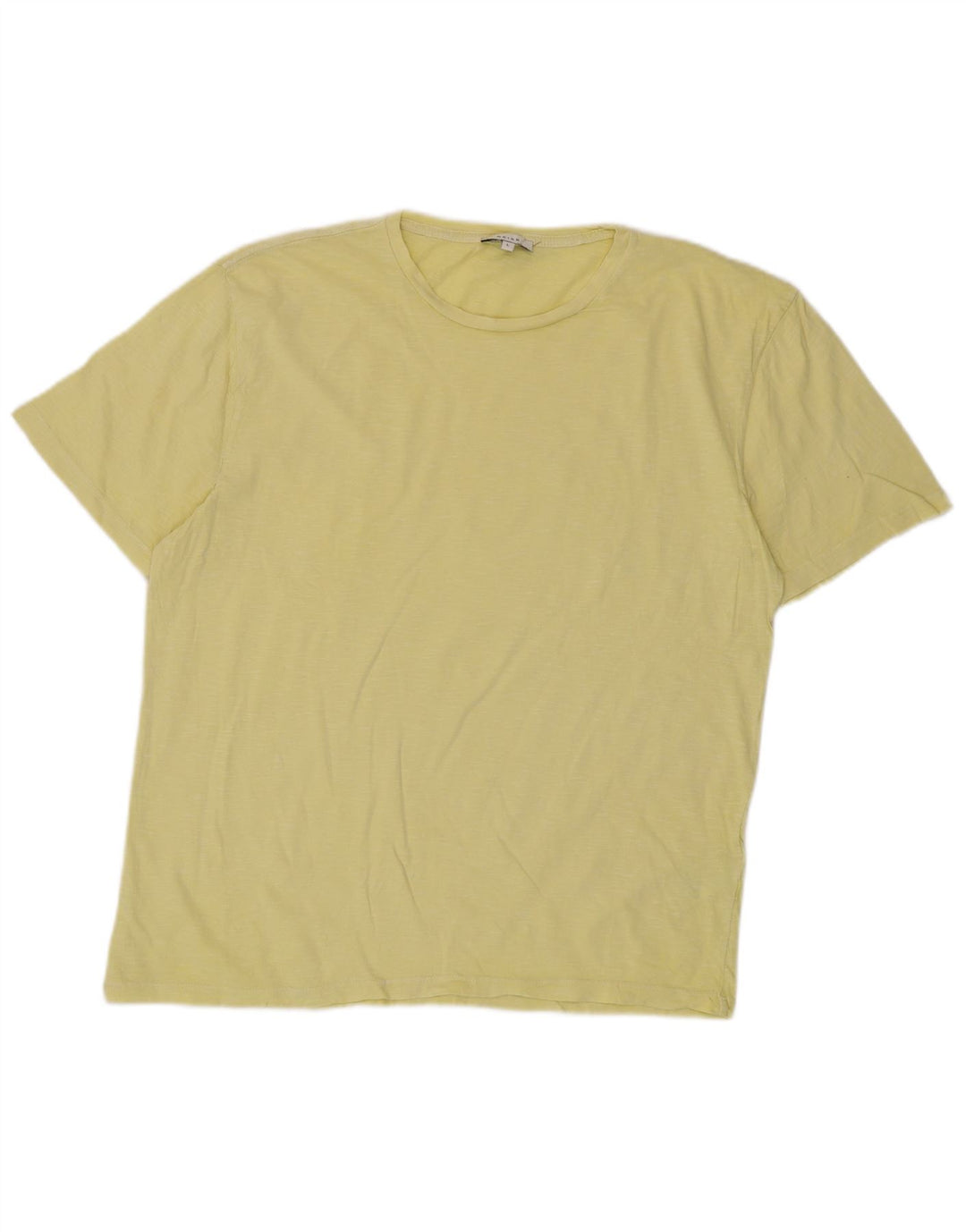 T-shirt męski Reiss, duży, żółty, bawełniany