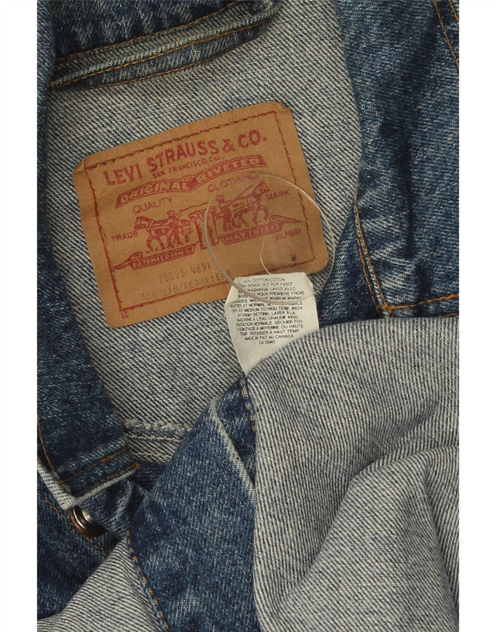 Męska kurtka dżinsowa Levi's UK 38, średnia niebieska, bawełniana