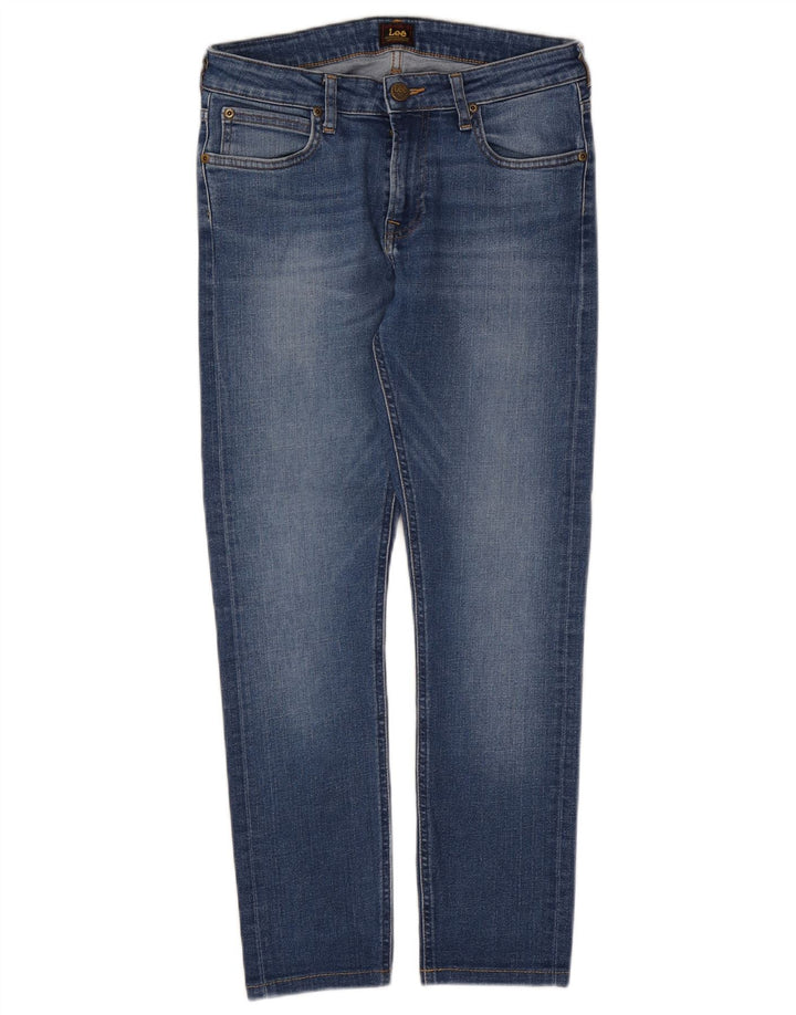 Damskie jeansy Lee Malone Slim W30 L27 Niebieskie bawełniane