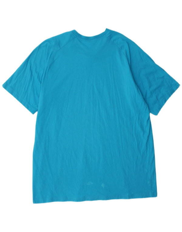 Adidas Męska koszulka graficzna Top 2XL Niebieskie sportowe