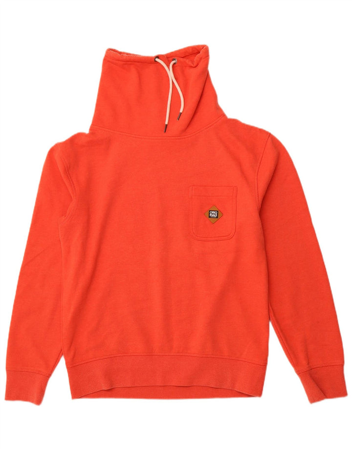 JACK & JONES Męski sweter z golfem, duży, pomarańczowy, bawełniany
