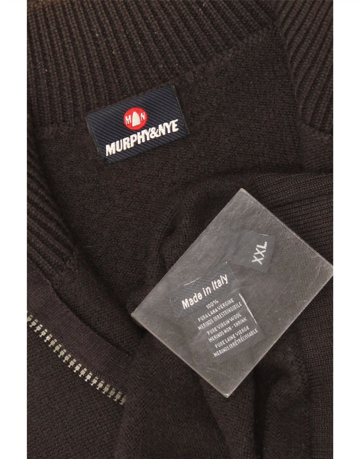 Sweter damski Murphy & Nye UK 20 2XL Szara dziewicza wełna