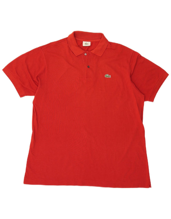 Męska koszulka polo Lacoste, rozmiar 6, XL, czerwona, bawełniana