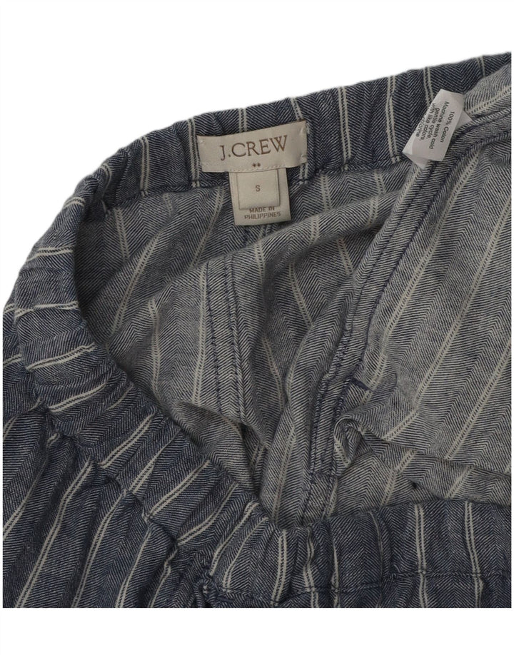 Damskie spodenki codzienne J. CREW, małe, bawełniane, W34 w niebieskie paski