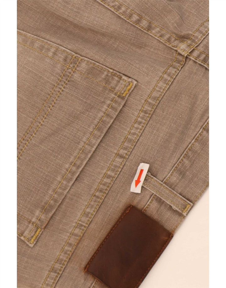 Marks & Spencer Męskie proste dżinsy W40 L33, bawełniane, khaki