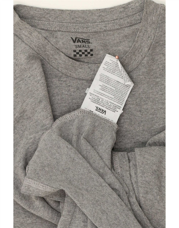 T-shirt męski Vans, mały, szary, bawełniany w plamki