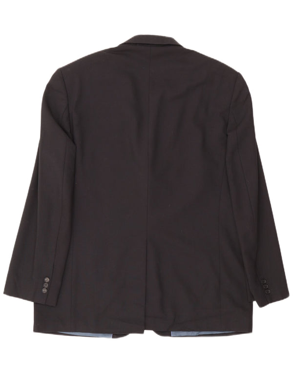 Marks & Spencer Męska marynarka zapinana na 3 guziki, UK 44 XL, granatowa, poliester