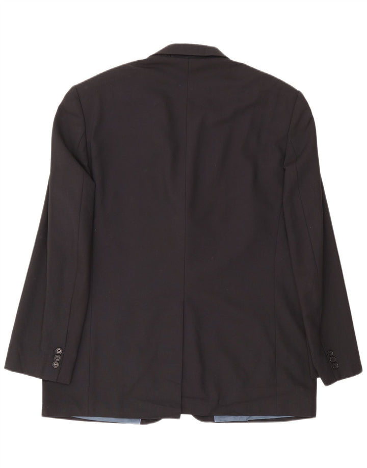 Marks & Spencer Męska marynarka zapinana na 3 guziki, UK 44 XL, granatowa, poliester