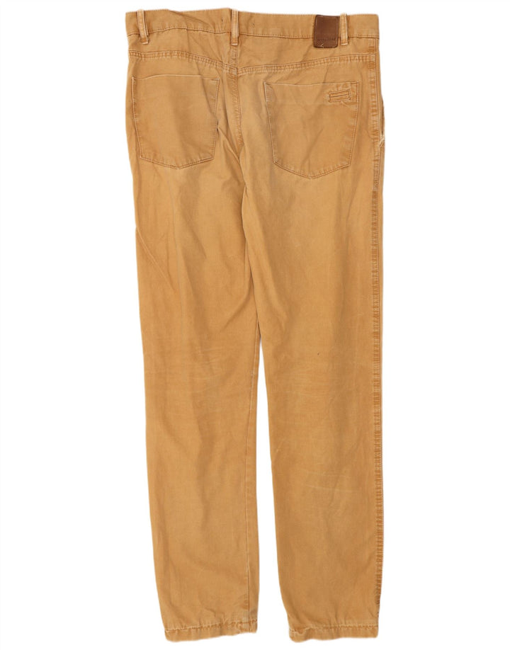 Męskie spodnie typu slim chino Pull & Bear EU 44 Large W34 L32 Beżowa bawełna