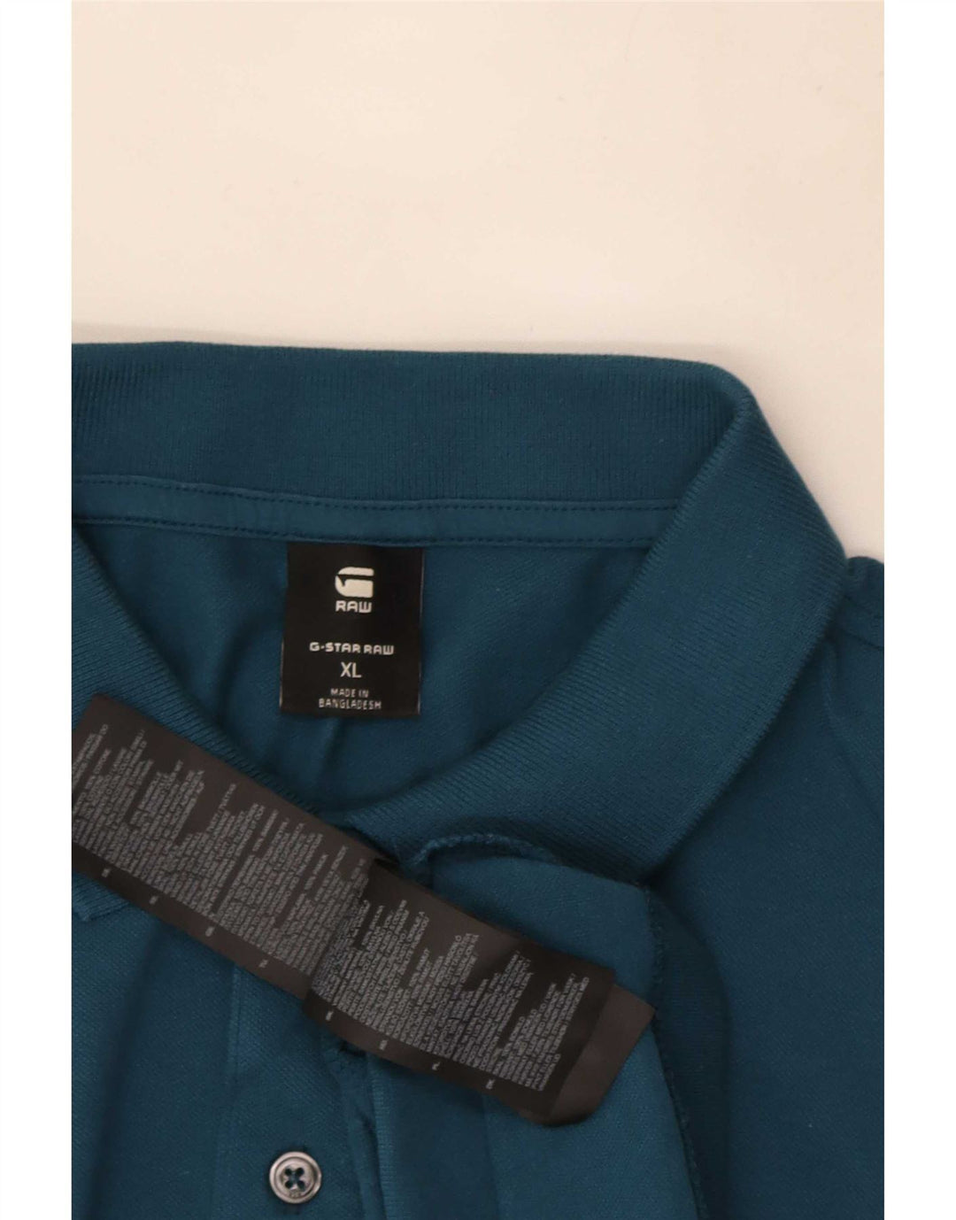 Męska koszulka polo G-Star XL, niebieska, bawełniana