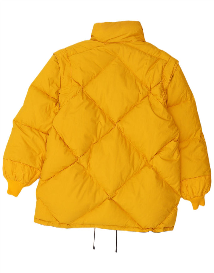 Dwustronna ocieplana kurtka męska DOLOMITE UK 42 XL, żółta bawełna