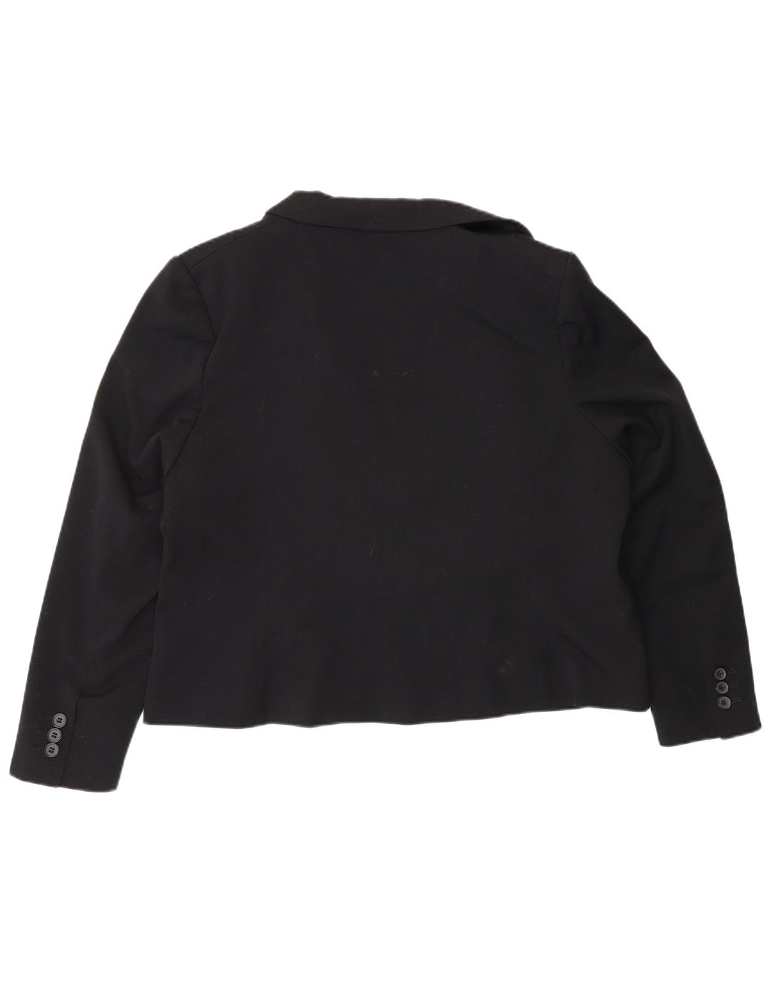 Marks & Spencer Damska marynarka zapinana na 1 guzik UK 20 2XL Czarny poliester