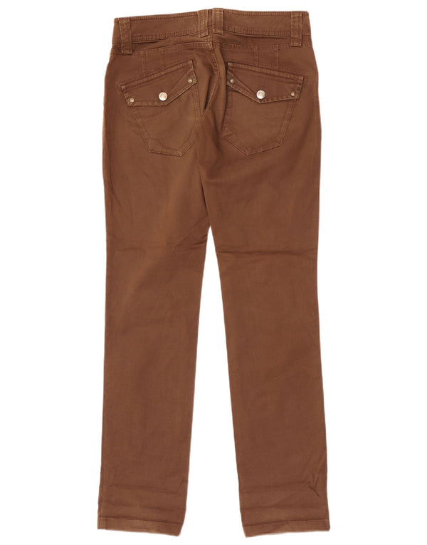 Damskie spodnie Chino Massimo Dutti EU 38 Small W28 L33 Brązowa bawełna
