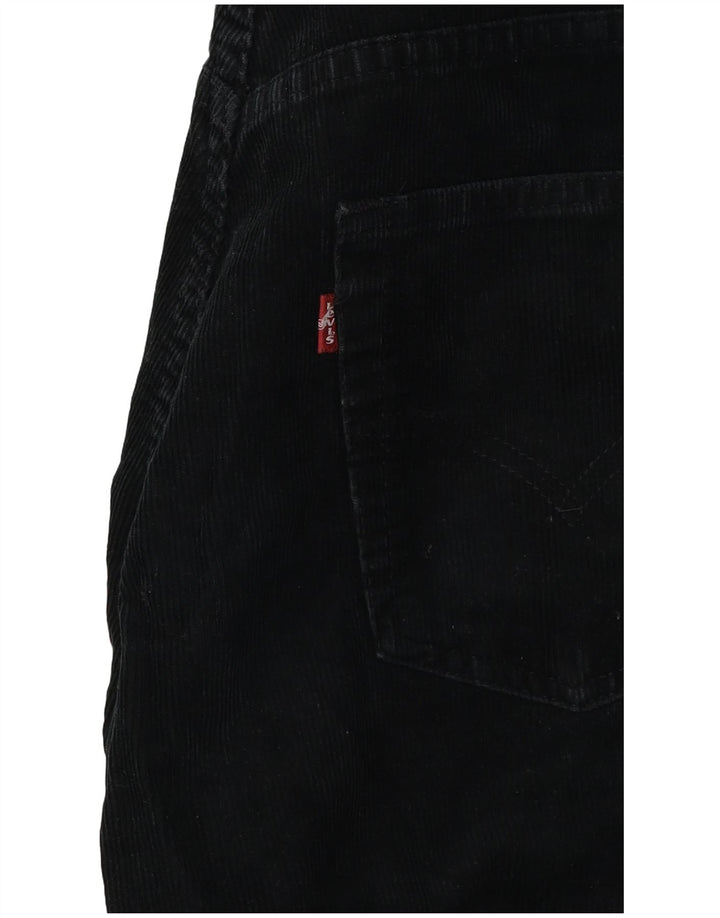 Damskie sztruksowe spodnie Levi's Bootcut W30 L27 Czarne