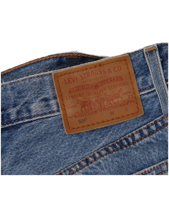 Damskie jeansy Levi's 501 Straight W26 L29 Niebieskie