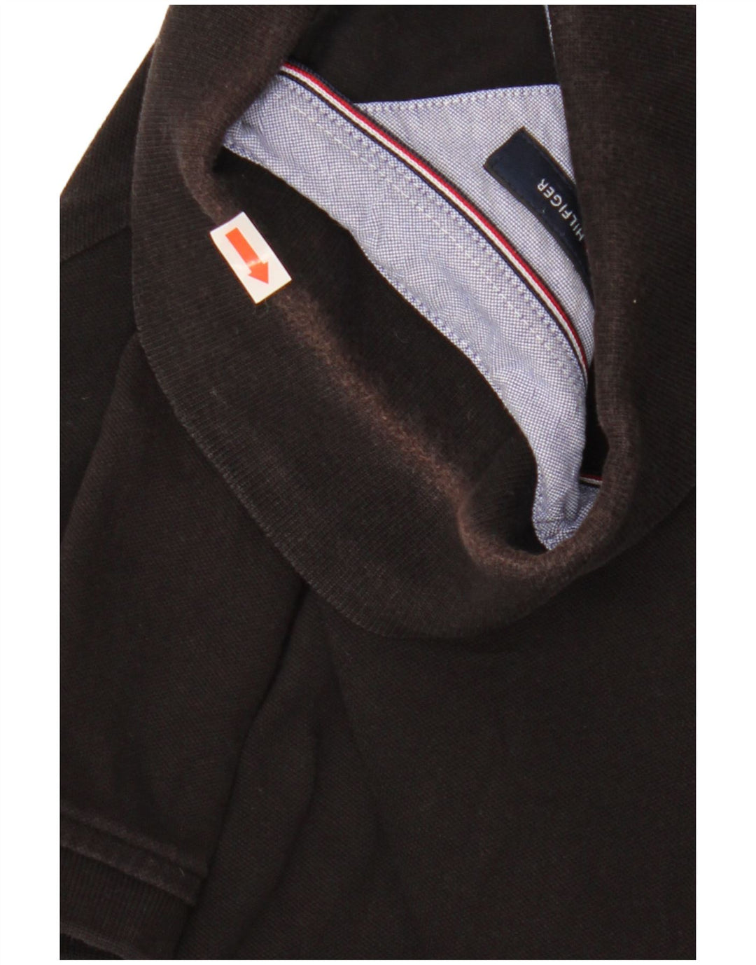 Męska koszulka polo slim fit TOMMY HILFIGER, średnia czarna