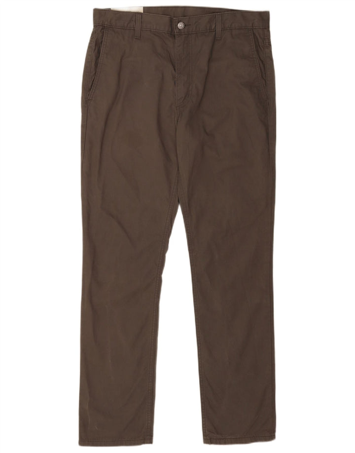 Męskie proste spodnie chino Levi's W34 L32 Szara bawełna