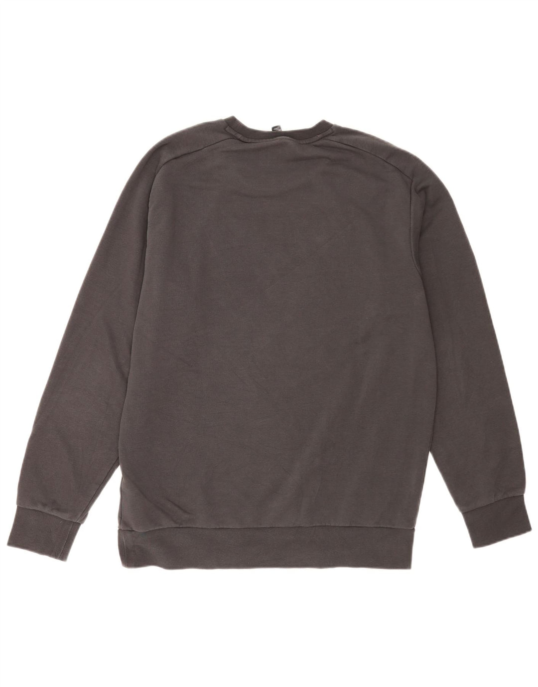 Męska bluza Adidas z grafiką o regularnym kroju, duża, szara, bawełniana
