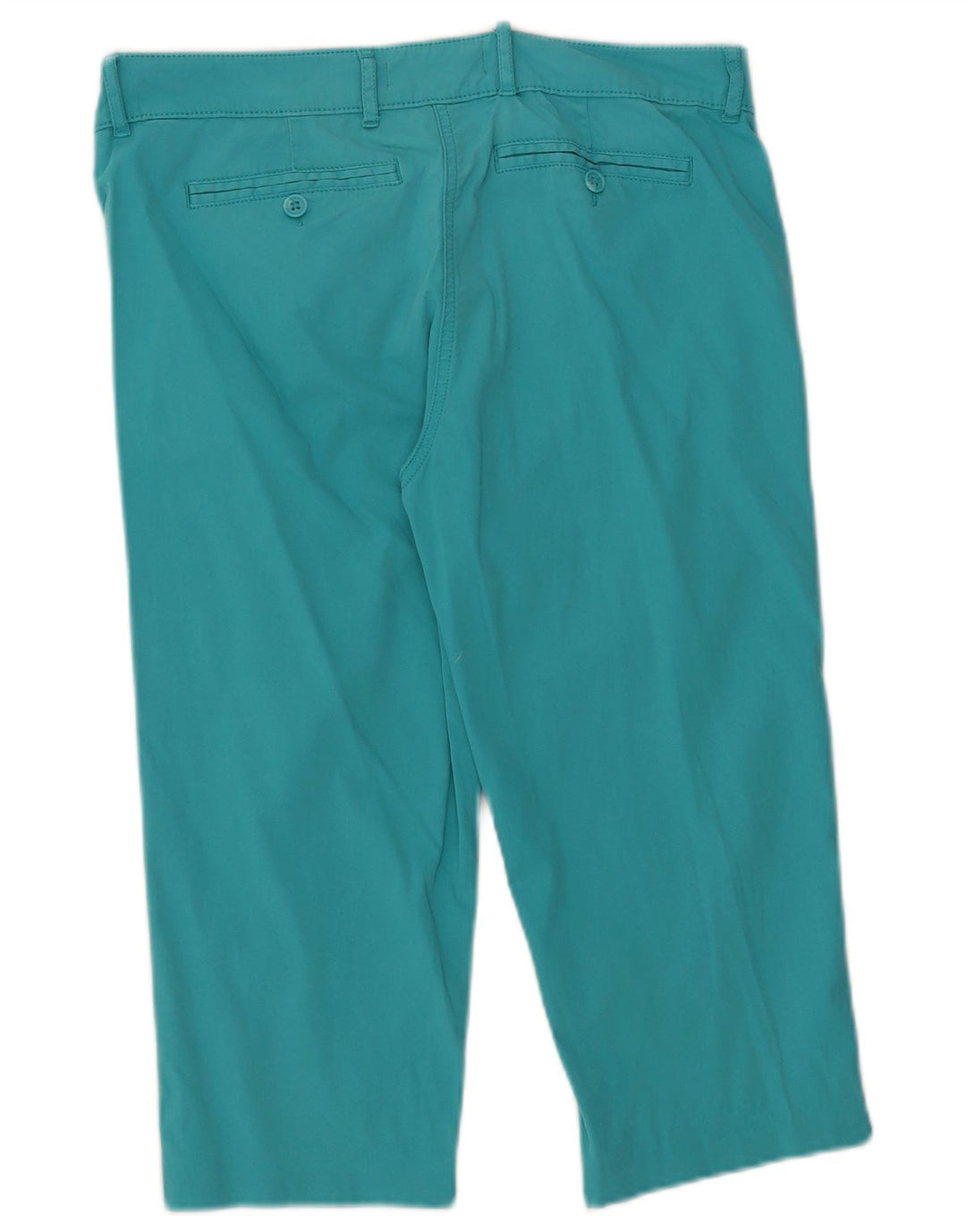 Spodnie Capri Marks & Spencer Damskie UK 10 Small W32 L18 Turkusowe