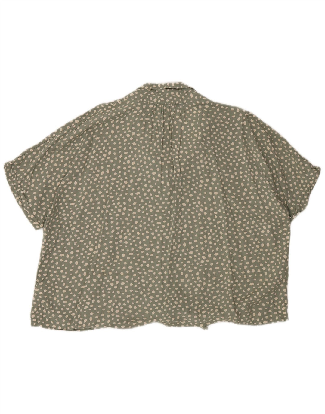 Damska bluzka koszulowa FAT FACE wiązana z przodu UK 20 2XL w kolorze zielonym