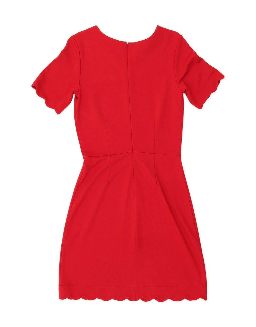 WAREHOUSE Womens Sheath Dress UK 10 Small Red Viscose Vintage Warehouse and Second-Hand Warehouse from Messina Hembry 