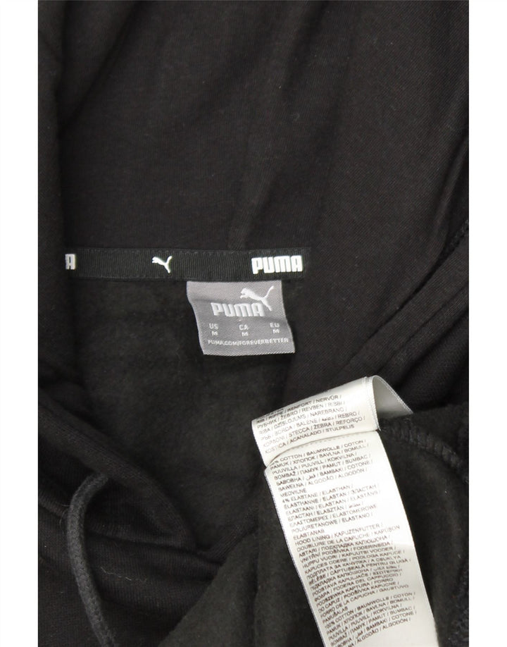 Damski sweter z kapturem i grafiką PUMA UK 14, średni czarny, bawełniany