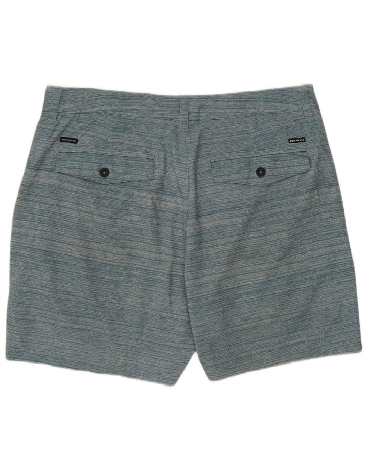 Męskie spodenki chino Quiksilver W33 w średnie zielone paski
