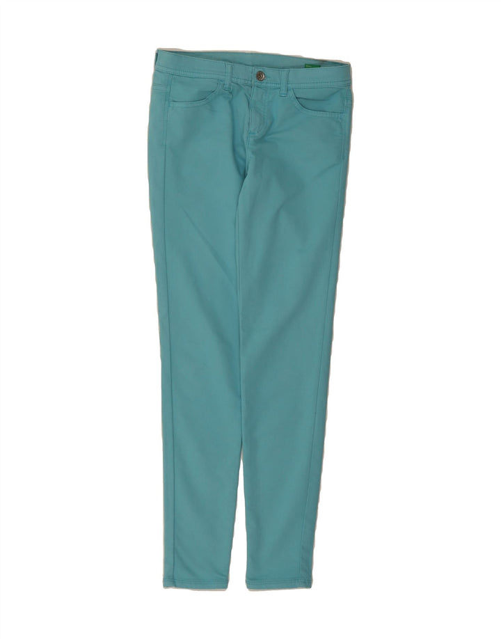 BENETTON Womens Skinny Jeans W28 L29 Turquoise Vintage Benetton and Second-Hand Benetton from Messina Hembry 