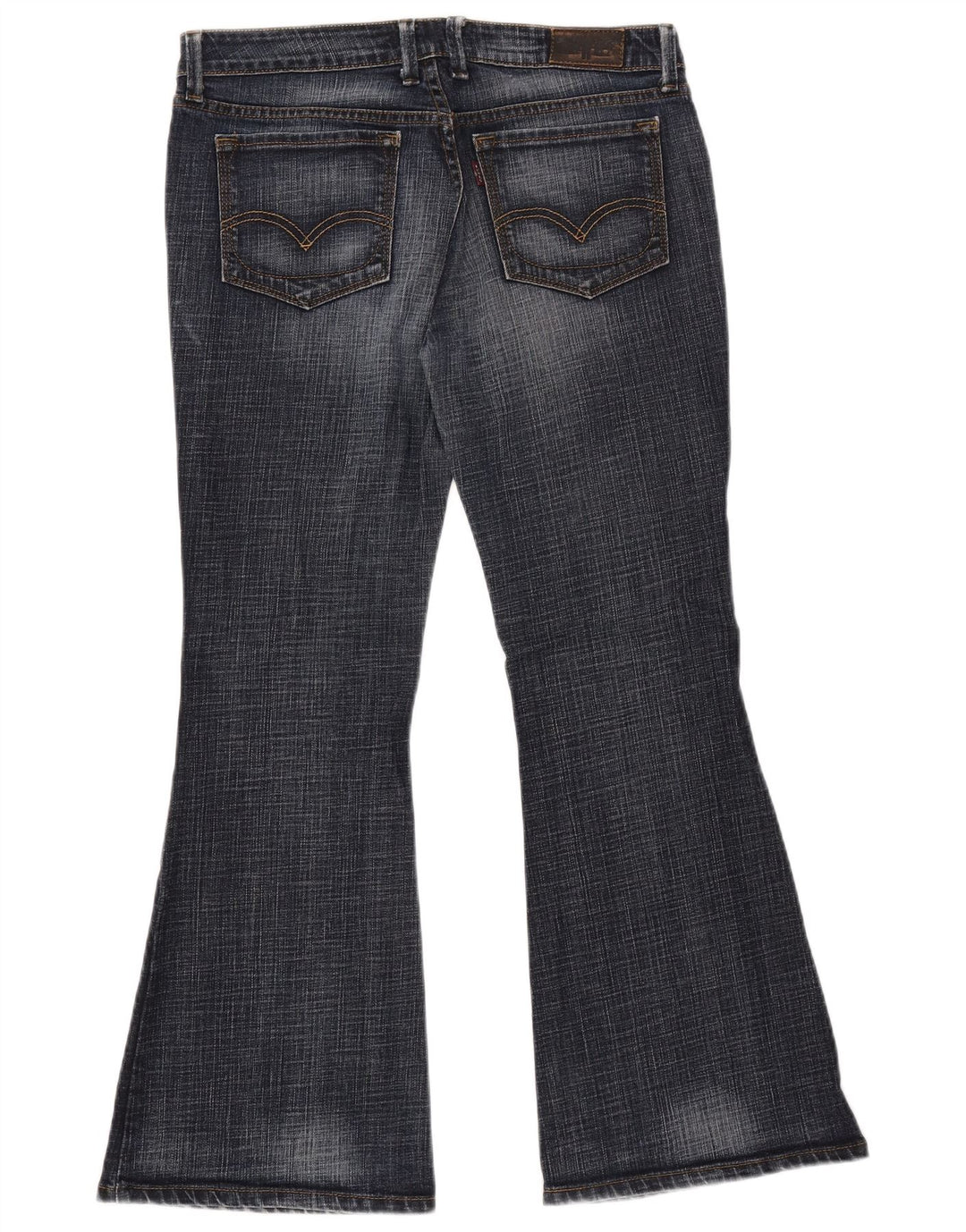Damskie jeansy LEVI'S 551 Flared W32 L30 Granatowa bawełna
