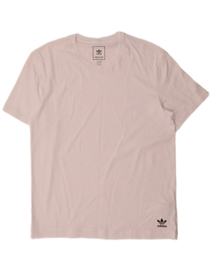 Adidas Męska koszulka Top XL Biała bawełna