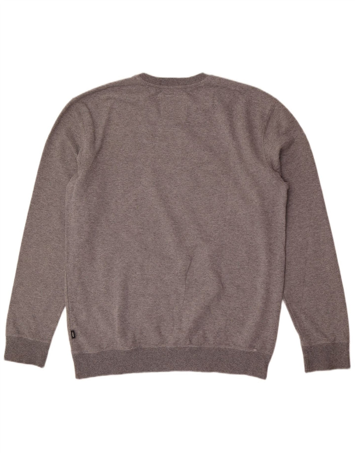 Męska bluza z grafiką Vans, duża, szara, bawełniana