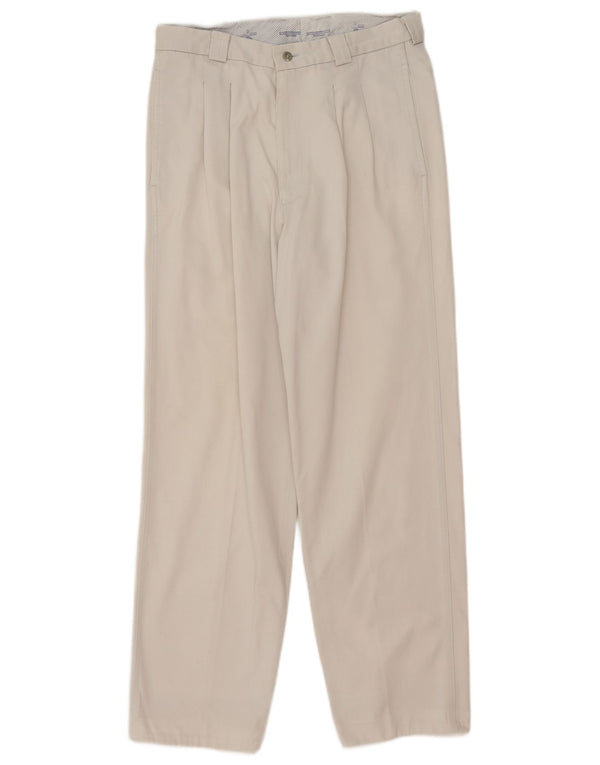 Levi's Mens Pegged Chino Trousers W32 L30 Off White Cotton
