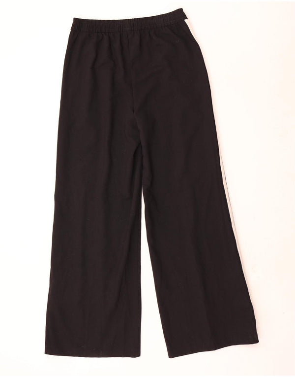 Marks & Spencer Damskie spodnie codzienne z wysokim stanem UK 10 Small W28 L30 Czarne