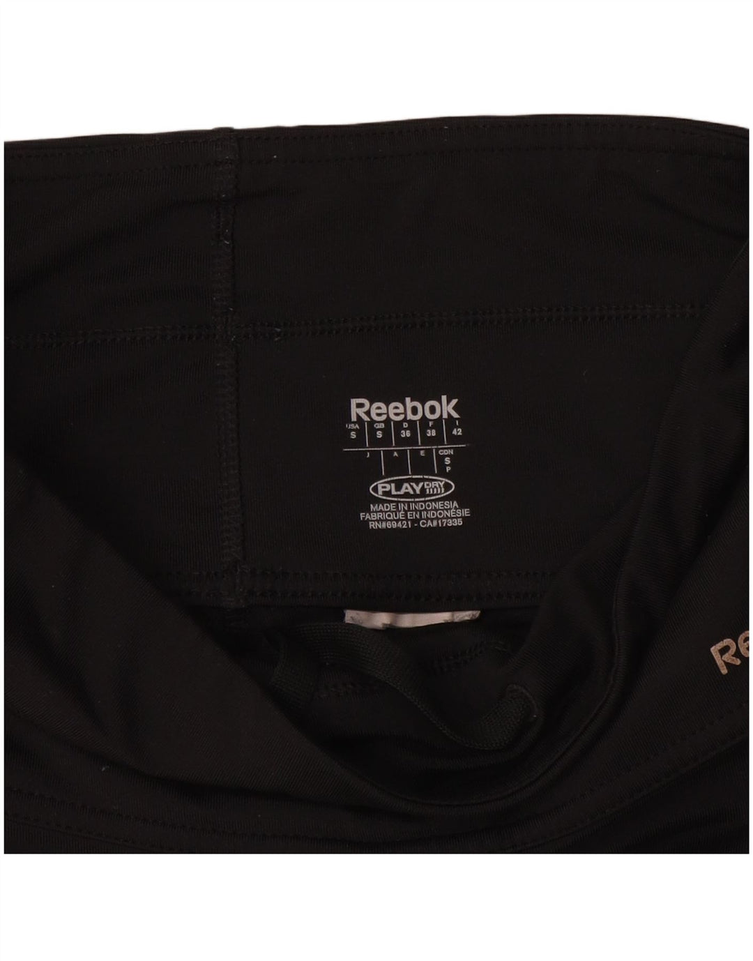 Legginsy Damskie REEBOK UK 10 Małe Czarne