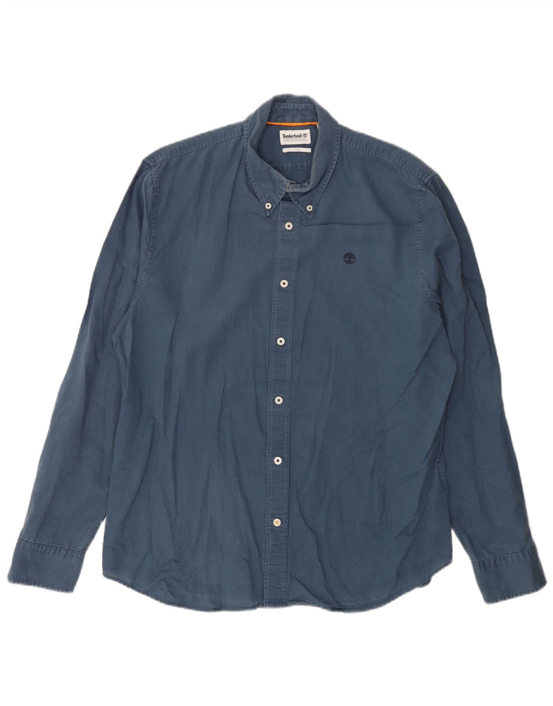 Koszula męska Timberland Slim Fit, duża, granatowa, lniana