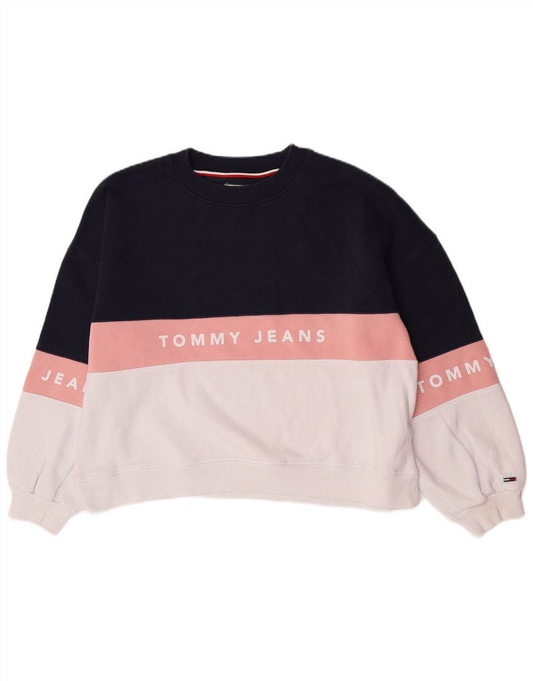 Damska bluza z grafiką Tommy Hilfiger UK 14, średni granat