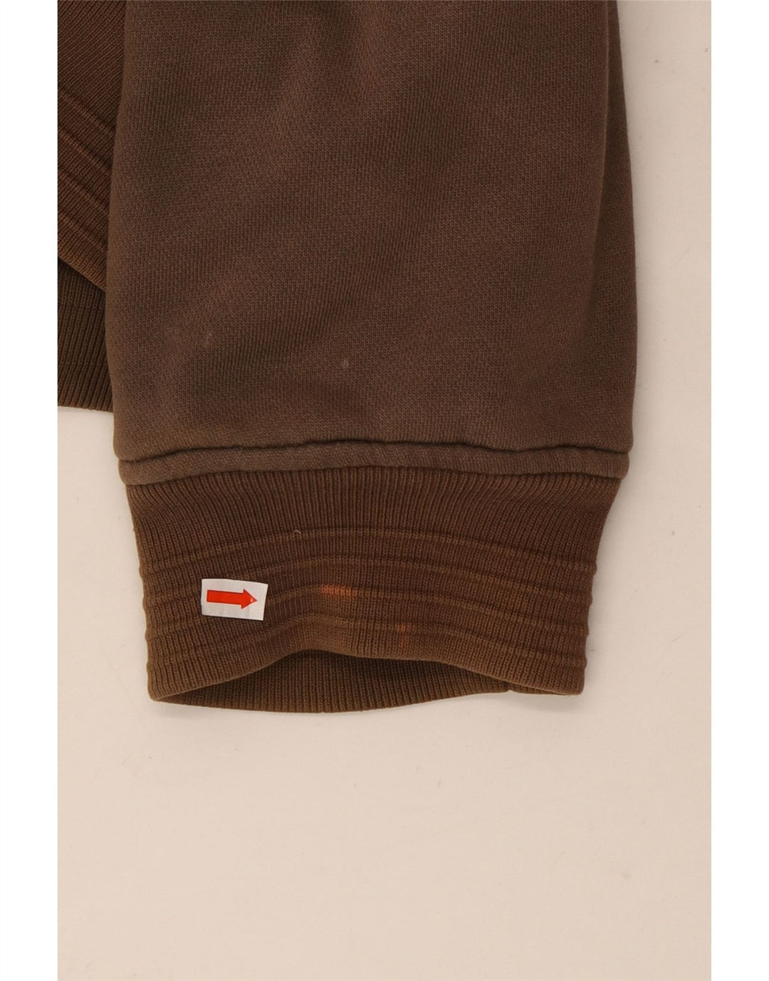 Męski sweter z kapturem i grafiką ANIMAL, duży, brązowy, bawełniany