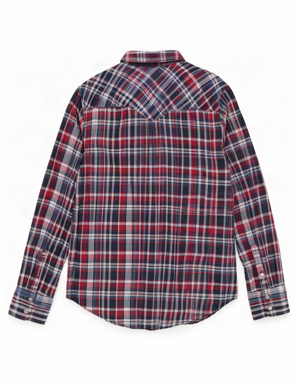 Męska koszula flanelowa Levi's, bawełniana w czerwoną kratę