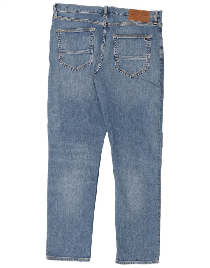 Męskie dżinsy Denton Straight Jeansy Tommy Hilfiger W34 L32 Niebieskie