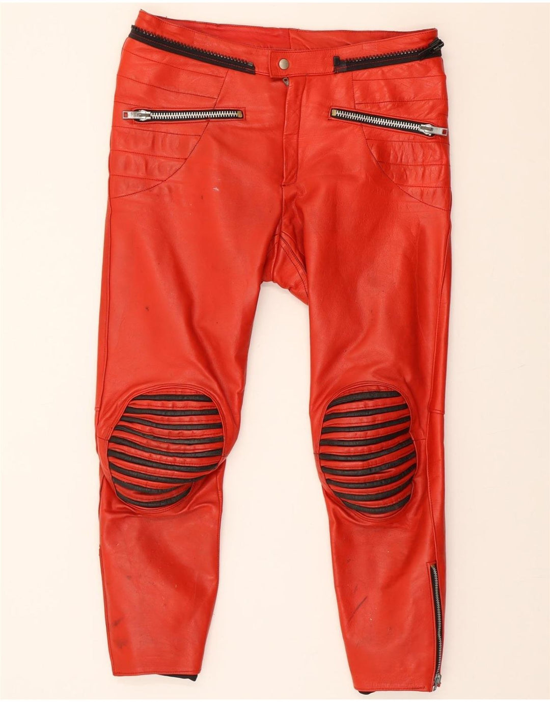 MUROTO Mens Vintage 2 Piece Set Medium W34 L27 Red Motorcycle Vintage Muroto and Second-Hand Muroto from Messina Hembry 