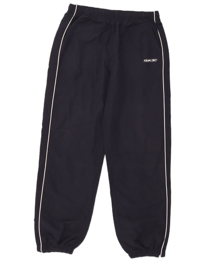 Męskie spodnie dresowe Reebok Joggers, średni granatowy poliester