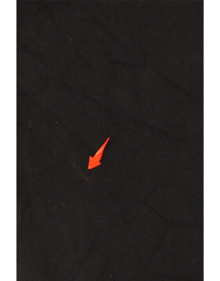 RALPH LAUREN Damskie proste spodnie typu chino, średnie W30 L29, czarna bawełna