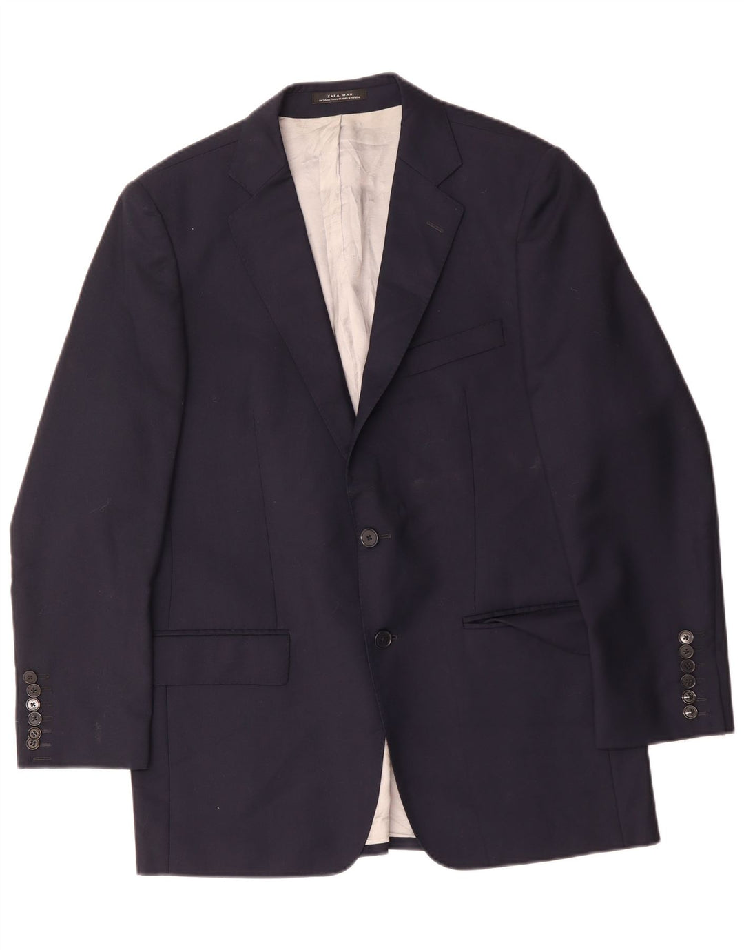 Zara Męska marynarka zapinana na 2 guziki EU 54 XL, granatowa